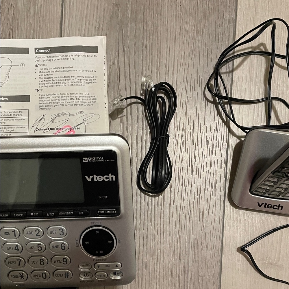 VTech Black and Silver VoIP Home Phone - Picture 5 of 5